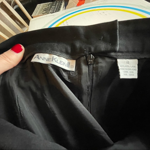 Vintage 90s Anne Klein black pencil skirt - Picture 8 of 8